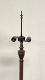 Vintage Style 2-Light Metal Floor Lamp Base  for 16"- 20" wide Tiffany Lamp shade