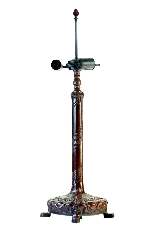 Premium Quality Vintage Metal Table Lamp Base – Antique Bronze Finish – For 18”–20” Tiffany Lamp Shade