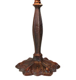 Heritage Zinc Alloy Tiffany Lamp Base – Antique Bronze Finish – Dual E27 Socket – Fits 16" Shade