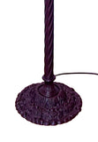 Large Vintage Ruby Amber Tiffany Torchiere Floor Lamp