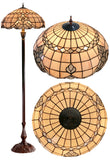 Hugh 20" Vienna Baroque Style Tiffany Floor Lamp