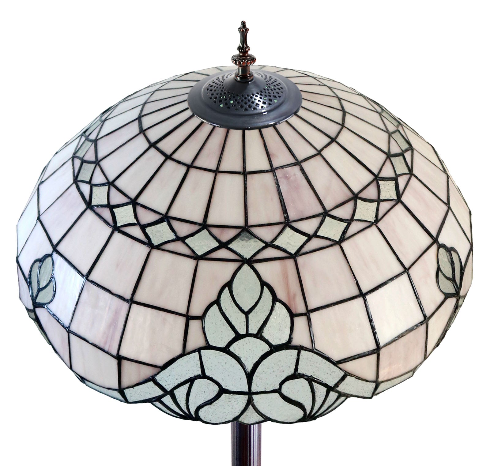 Hugh 20" Vienna Baroque Style Tiffany Floor Lamp
