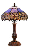 12" Waratah Style Tiffany Bedside Lamp