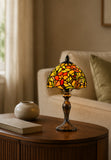Classic 8" Marigold Tiffany Mini Table Lamp