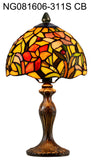 Classic 8" Marigold Tiffany Mini Table Lamp