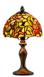 Classic 8" Marigold Tiffany Mini Table Lamp