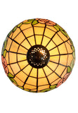 12" Blush Rose Tiffany Bedside Lamp