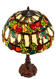 Timeless Collection@16" Fruit Grape Vine Harvest Tiffany Table Lamp with Decor base