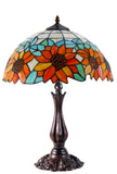 Large 16" Large Sunflower Style Tiffany Table Lamp