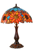 16" Large Sunflower Under the Blue sky Tiffany Table Lamp