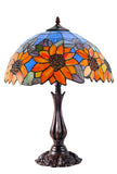 16" Large Sunflower Under the Blue sky Tiffany Table Lamp