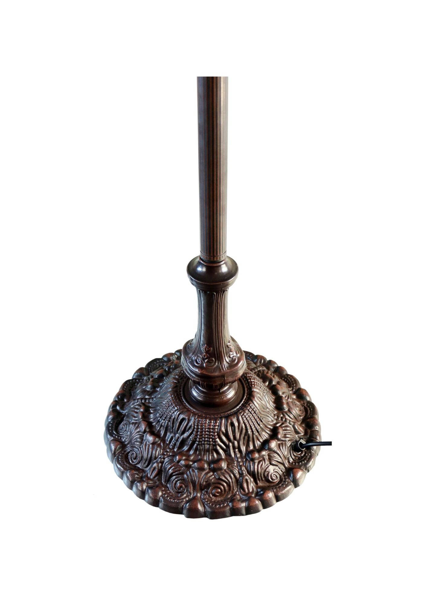 Limited Edition Grand 20" The Iconic Oriental Poppy Stained Glass Floor Lamp