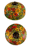 Limited Edition Grand 20" The Iconic Oriental Poppy Stained Glass Floor Lamp