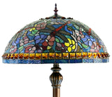 Limited Edition Grand 20"  Autumn Dragonfly Tiffany Floor Lamp
