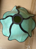 Double Lamp shade Flower  Water Lily Style Tiffany Table Lamp*Green