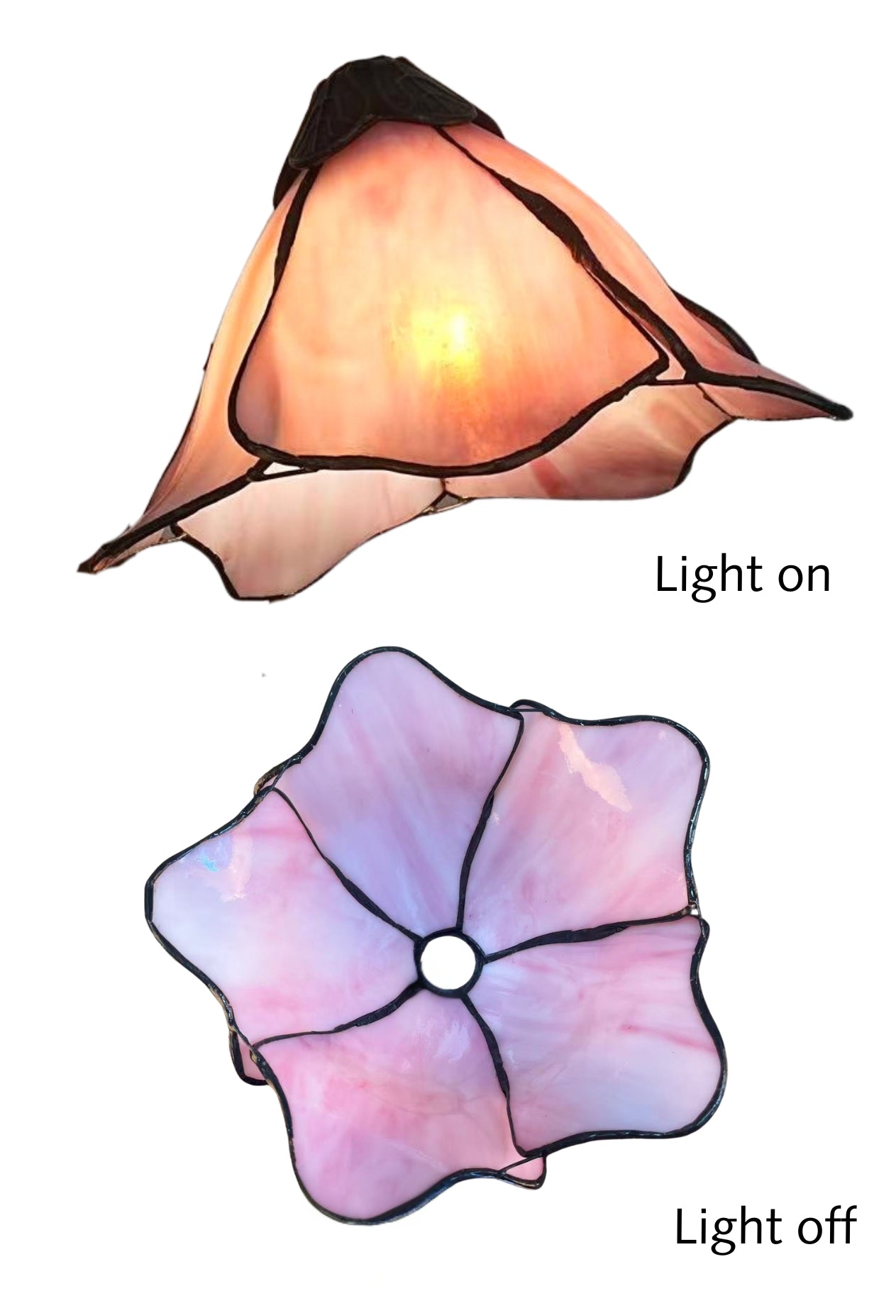 Elegant Flower Pink Water Lily Style Tiffany Table Lamp