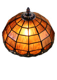 Classical 8"  Amber Tiffany Table Lamp