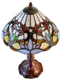 Amazing 12"  Water Lily Style Tiffany Bedside Lamp