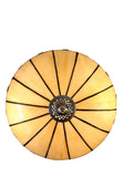 14" Vintage Dome Shade Tiffany Table Bedside Lamp