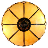 Medium Size 12" Art Nouveau Style Tiffany Semi Flush Mount Ceiling Light