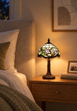 8-Inch Tulips in the Wind Tiffany-Style Small Table Lamp