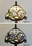 8-Inch Tulips in the Wind Tiffany-Style Small Table Lamp