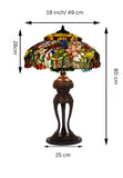 Limited Edition@Huge Tiffany Reproduction Traditional Dragonfly Table Lamp