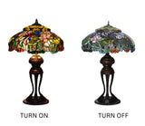 Limited Edition@Huge Tiffany Reproduction Traditional Dragonfly Table Lamp