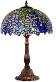 Large 16" Blue Wisteria Tiffany Table Lamp @ Limited Stock only