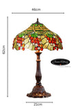 Limited Edition Fabulous 18" Grape Style Tiffany Table Lamp