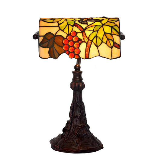 Grape Style Tiffany Banker Lamp