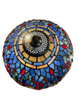 14" Blue Dragonfly Tiffany Stained Glass Shade Downlight Tiffany Pendant Light