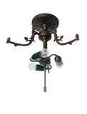 16 “ Large Pansy Floral Tiffany Semi Flush Ceiling Light