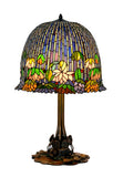 Joanne Tiffany Signature Collection Pond Lily–Inspired Solid Bronze Table Lamp