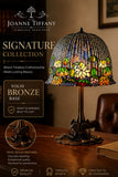 Joanne Tiffany Signature Collection Pond Lily–Inspired Solid Bronze Table Lamp