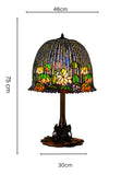 Joanne Tiffany Signature Collection Pond Lily–Inspired Solid Bronze Table Lamp