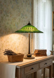 Joanne Tiffany Signature Collection Lotus Pagpda Table Lamp With Bronze Base