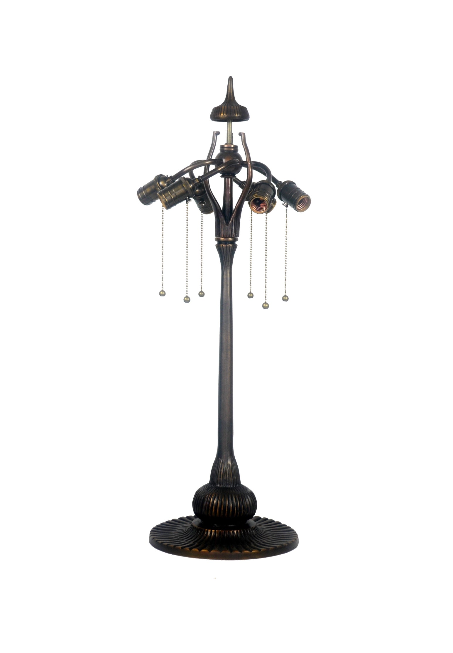 Joanne Tiffany Signature Collection Lotus Pagpda Table Lamp With Bronze Base