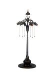 Joanne Tiffany Signature Collection Lotus Pagpda Table Lamp With Bronze Base