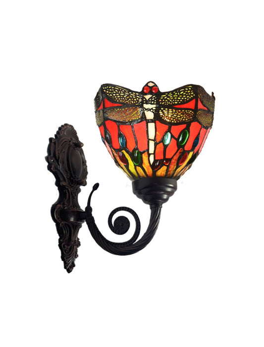 Dragonfly Red Tiffany Wall lights wall Sconce