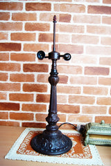 2 Lights  Metal Vintage Lamp Base  for 16" /18" Tiffany Table Lamp