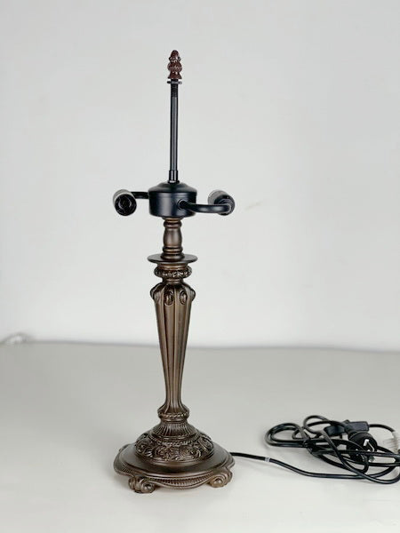 2 Lights  Lamp Base  for 14" Tiffany Table Lamp