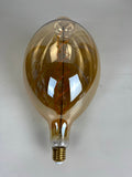 Huge Size 7" olive shaped Amber LED Globe Light Bulb Warm Light 4W E27