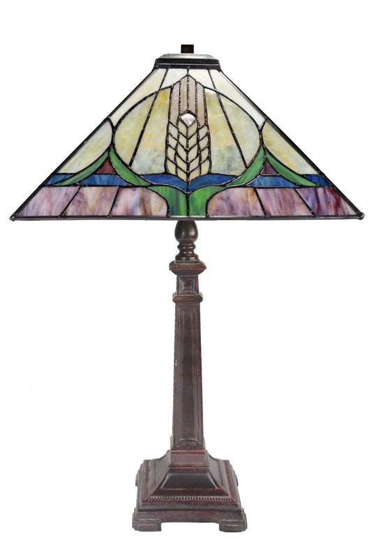 Large Mission Style Tiffany Table Lamp