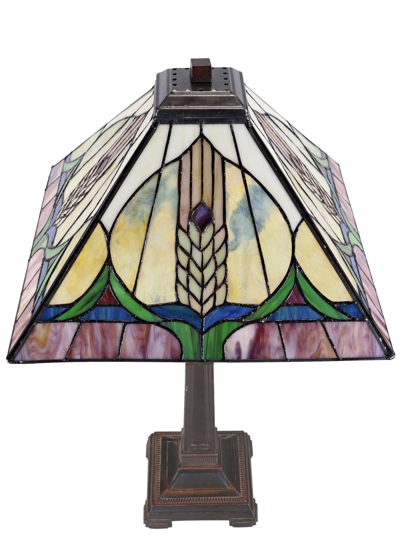 Large Mission Style Tiffany Table Lamp – Joanne Tiffany