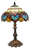 Elegant 12"  Boheme Style Tiffany Bedside Lamp