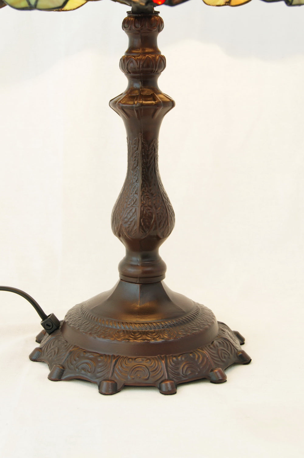 Elegant 12"  Boheme Style Tiffany Bedside Lamp