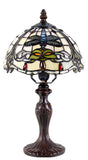 Classical 8" Dragonfly  Style Tiffany Mini Table Lamp