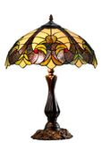 16" Large Amor Ivory Victorian Style Tiffany Table Lamp