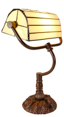 Colonial Tulip Style Tiffany Banker Lamp